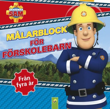 bokomslag Brandman Sam. Målarblock för förskolebarn