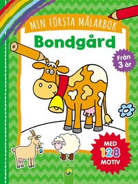 bokomslag Min första målarbok : Bondgård