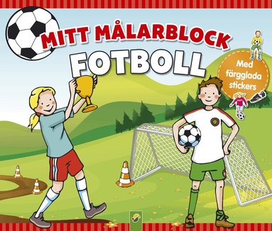 Mitt målarblock fotboll, Häftad