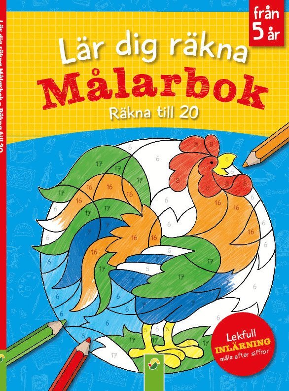 Lär dig räkna : målarbok - räkna till 20, Häftad