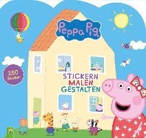 bokomslag Peppa Pig Stickern Malen Gestalten