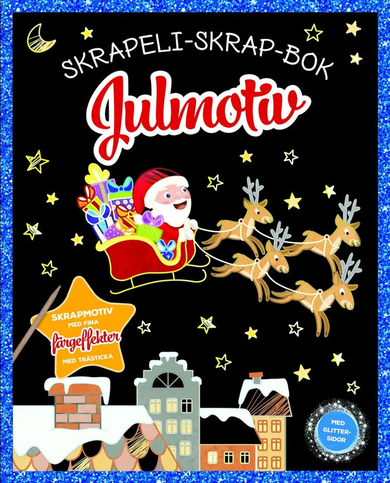 Julmotiv : skrapmotiv med fina färgeffekter, Häftad. Tillgänglighet: Lägg i varukorg