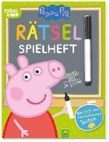 bokomslag Peppa Pig -  Rätsel-Spielheft. Mit Stift und abwischbaren Seiten