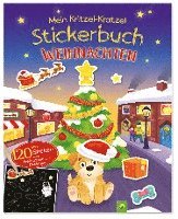 Mein Kritzel-Kratzel-Stickerbuch Weihnachten mit Bambus-Stick 1