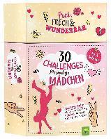 bokomslag 30 Challenges für mutige Mädchen - Frei, frech, wunderbar - für Mädchen ab 8 Jahren