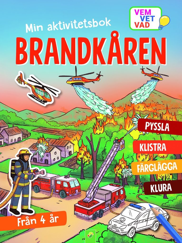 Min aktivitetsbok brandkåren : med klistermärken 1