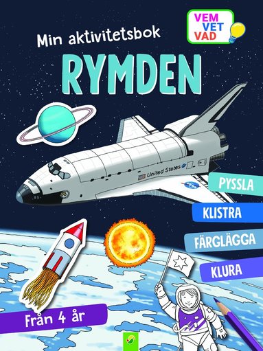 Min aktivitetsbok rymden : med klistermärken, Häftad