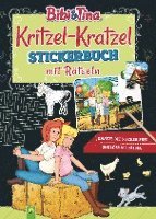 bokomslag Bibi & Tina: Kritzel-Kratzel Stickerbuch mit Rätseln
