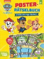 bokomslag PAW Patrol Poster-Rätselbuch mit Belohnungs-Stickern