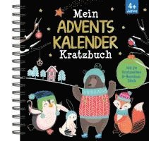 Mein Adventskalender-Kratzbuch, Häftad