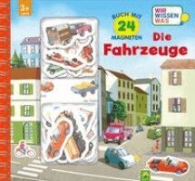 Laura Teller - Magnetbuch Die Fahrzeuge mit 24 Magneten, Kartonnage