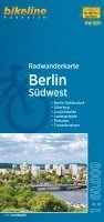 Berlin Southwest cycling tour map 1