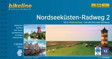 bokomslag Nordseeksten Radweg 2 Niedersachsen Von der Ems - Hamburg