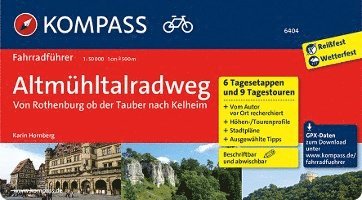 KOMPASS Fahrradführer Altmühltal-Radweg von Rothenburg ob der Tauber nach Kelheim 1