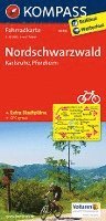 bokomslag KOMPASS Fahrradkarte 3094 Nordschwarzwald - Karlsruhe - Pforzheim 1:70.000