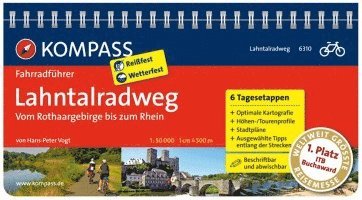 bokomslag Lahntalradweg, Vom Rothaargebirge bis zum Rhein