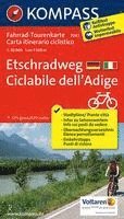 bokomslag KOMPASS Fahrrad-Tourenkarte Etschradweg - Ciclabile dell'Adige 1:50.000
