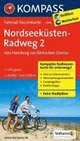 bokomslag Nordseeküstenradweg 2, Von Hamburg/Elbe zur dänischen Grenze 1 : 50 000