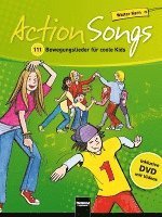 bokomslag Action Songs. Paket (Liederbuch inkl. DVD + 2 Audio-CDs)