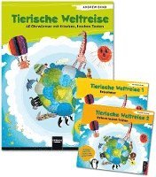 bokomslag Tierische Weltreise, Paket (Buch und 2 Lieder-CDs)