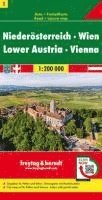 Österreich 01 Niederösterreich, Wien 1 : 200 000 1