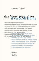 Roberta Dapunt - Das Wort gegenüber, Inbunden