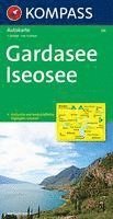 KOMPASS Autokarte Gardasee, Iseosee 1:125.000 1