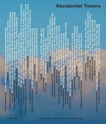 Annette Gigon, Mike Guyer, Felix Jerusalem - Residential Towers, Häftad