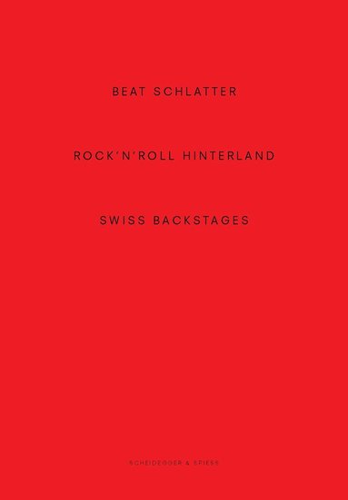 bokomslag Beat Schlatter - Rock'n'roll Hinterland