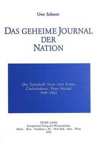 bokomslag Das Geheime Journal Der Nation