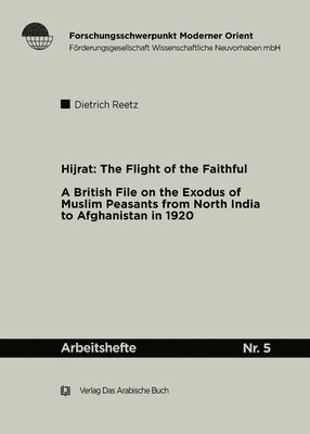 Dietrich Reetz, Dietrich Reetz - Hijrat: The Flight of the Faithful, Häftad