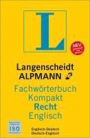 bokomslag Langenscheidt Alpmann Fachworterbuch Kompakt Recht Englisch