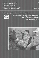 Music Making and Music Research in the Asia-Pacific Region 1