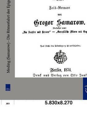 Römerfahrt der Epigonen