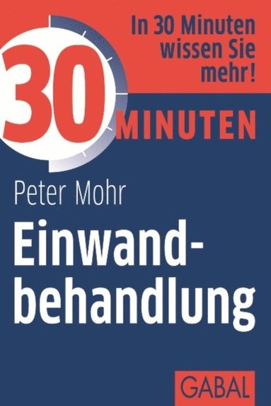 bokomslag 30 Minuten Einwandbehandlung