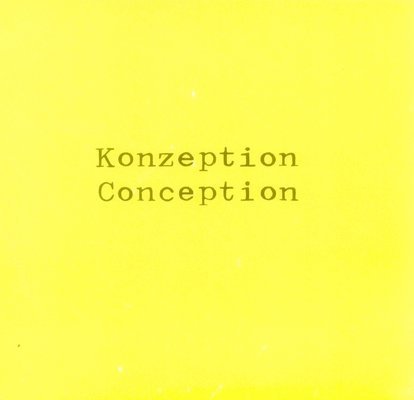 More Konzeption Conception Now 1