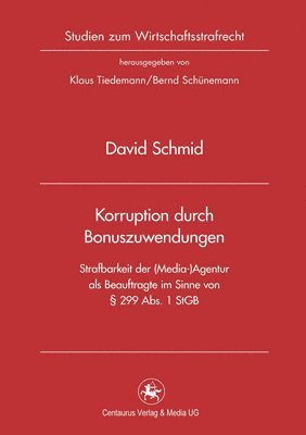 bokomslag Korruption durch Bonuszuwendungen