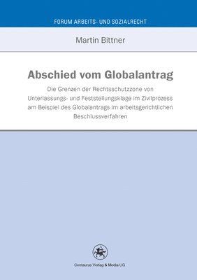 bokomslag Abschied vom Globalantrag