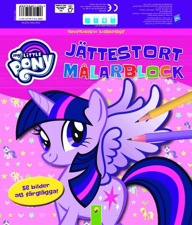 My little pony. Jättestort målarblock, Häftad
