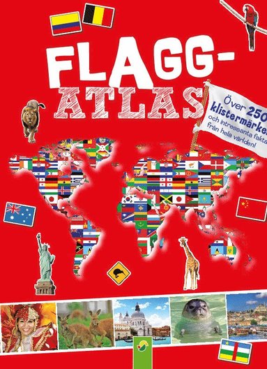 bokomslag Flaggatlas:klistermärken och intressant fakta