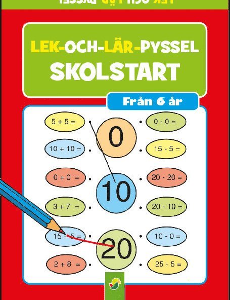 Lek och lär pyssel. Skolstart 1