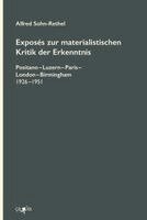 Alfred Sohn-Rethel, Carl Freytag, Agnès Grivaux, Oliver Schlaudt, Daniel Burnfin - Exposés zur materialistischen Kritik der Erkenntnis, Häftad