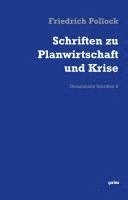 bokomslag Schriften zu Planwirtschaft und Krise