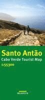 bokomslag Santo Antão Cabo Verde Tourist Map 1:55300