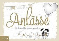 bokomslag Geschenkkarten zum Ausmalen - Anlässe