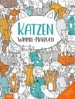 Katzen - Wimmel-Malbuch 1