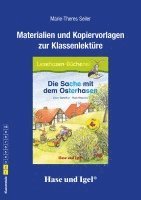 bokomslag Die Sache mit dem Osterhasen / Silbenhilfe. Begleitmaterial