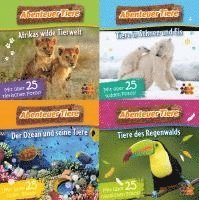 bokomslag Abenteuer Tiere. Minibuch 4er-Set