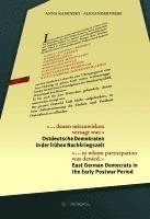 bokomslag "... denen mitzuwirken versagt war." / "... to whom participation was denied."