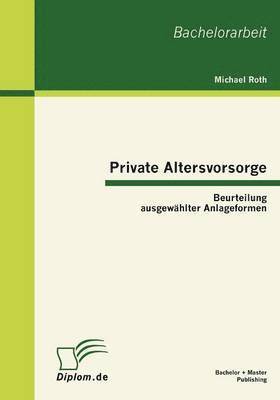 bokomslag Private Altersvorsorge